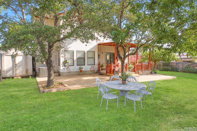 exterior space with a patio area