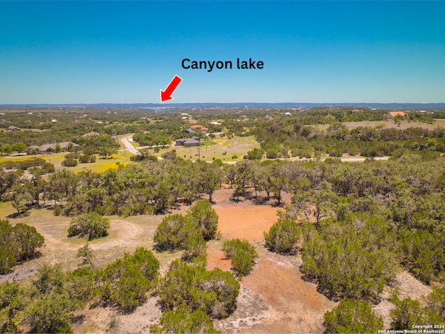 drone / aerial view featuring a rural view