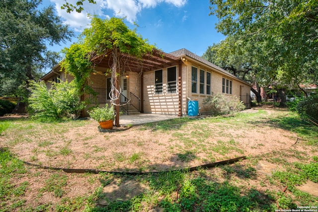 view of back of property