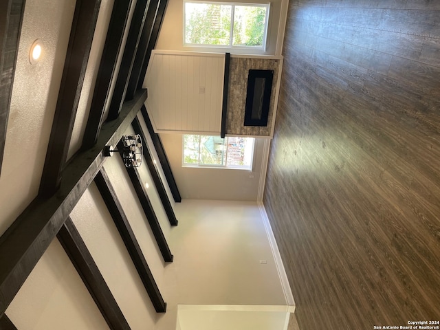 interior space featuring hardwood / wood-style flooring