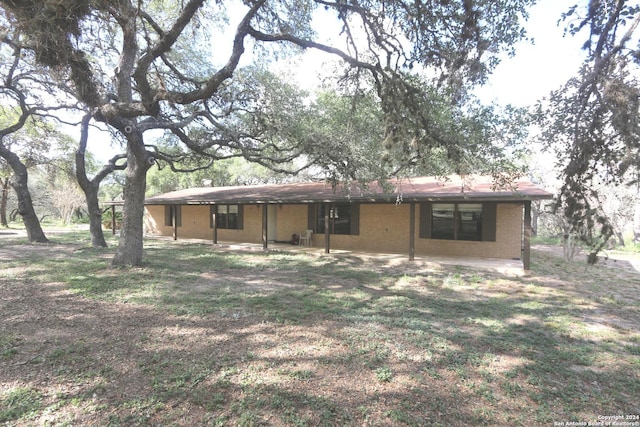 view of back of property