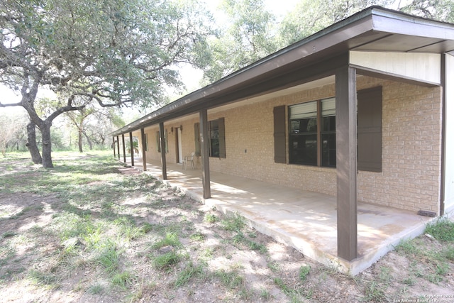 view of side of property