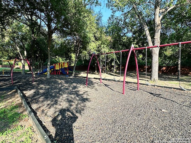 view of play area