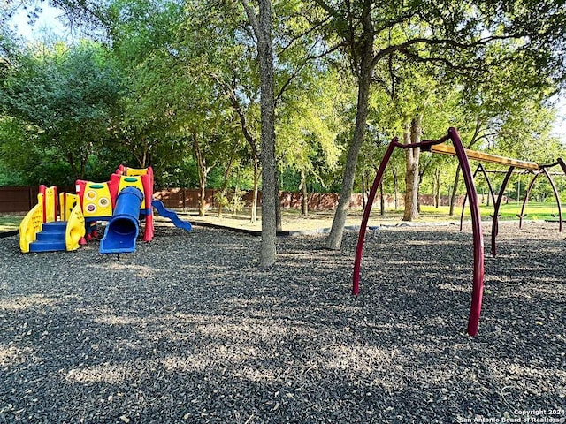 view of play area