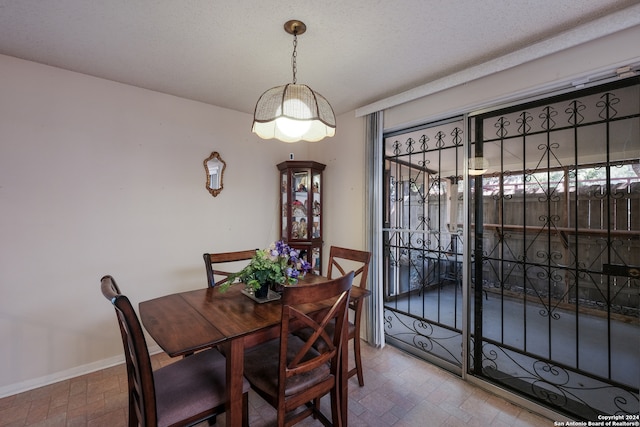 view of dining room