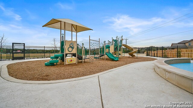 view of jungle gym