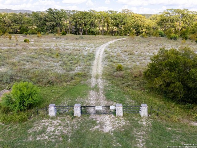 bird's eye view with a rural view