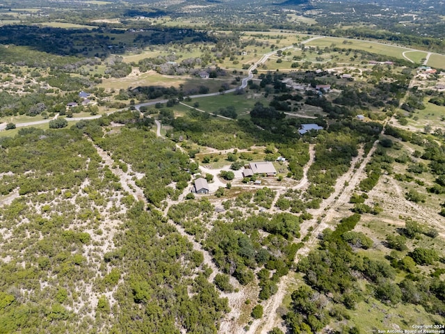 drone / aerial view with a rural view