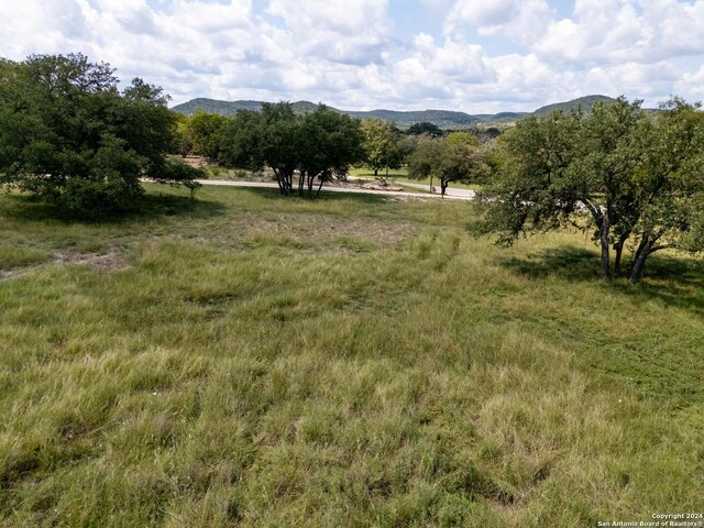 view of landscape featuring a rural view and a mountain view