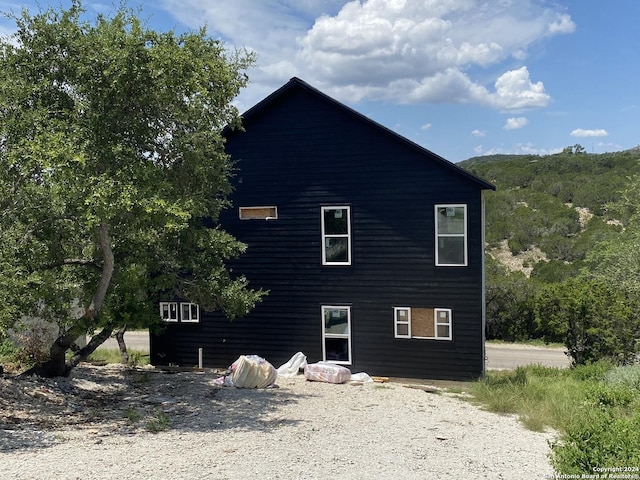 view of rear view of property