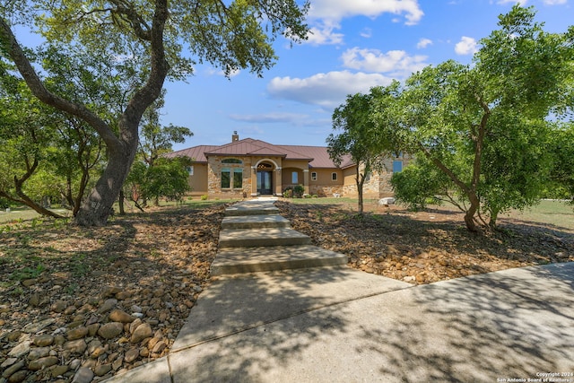 view of front of home