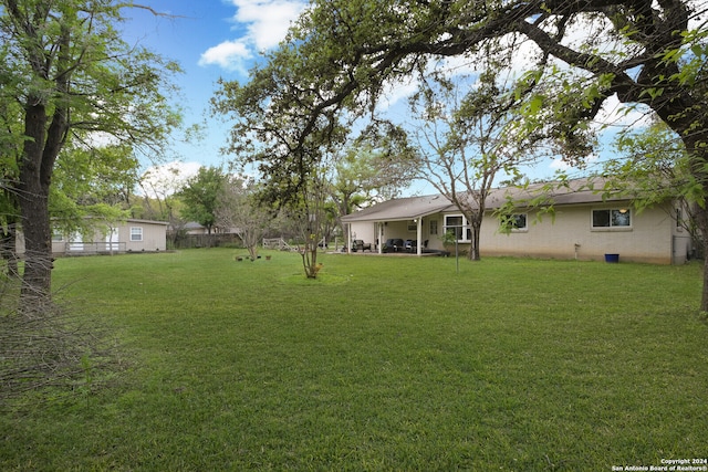 view of yard