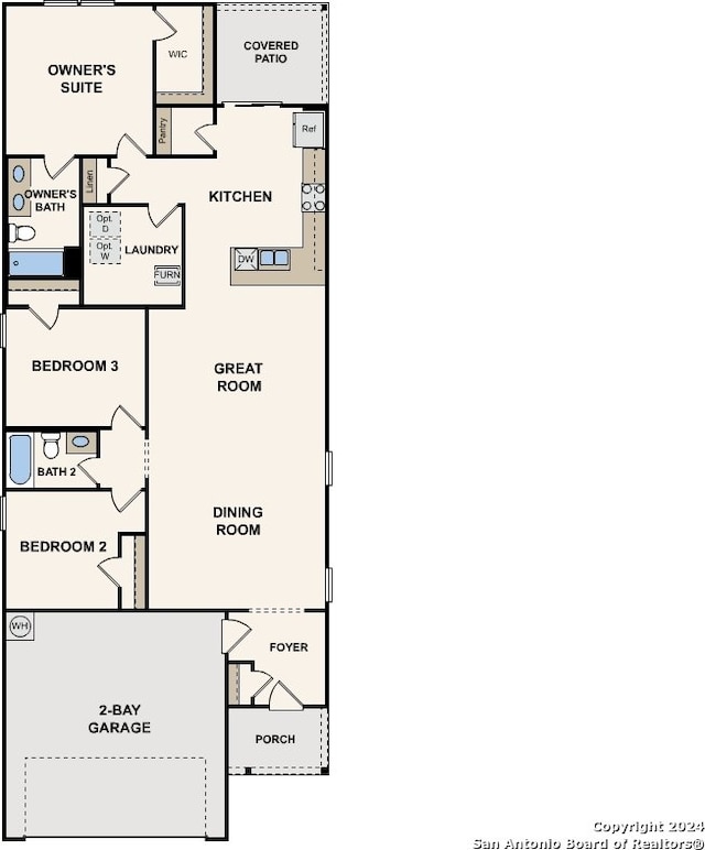 2544 Solon Ln, Seguin, TX 78155 - view of layout