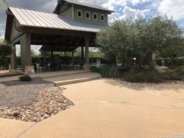 surrounding community with a gazebo