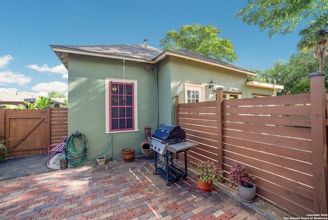 exterior space featuring a patio area