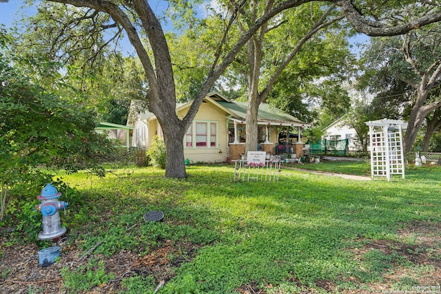 view of yard