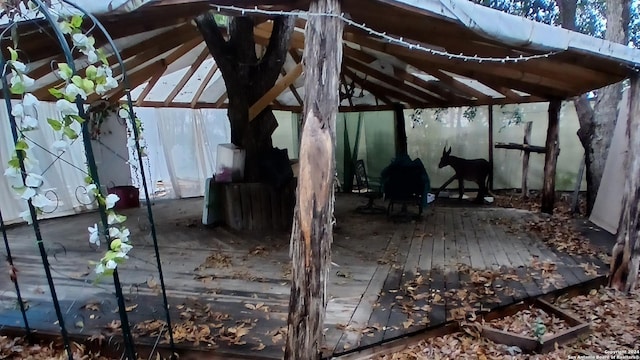 view of patio / terrace featuring a wooden deck