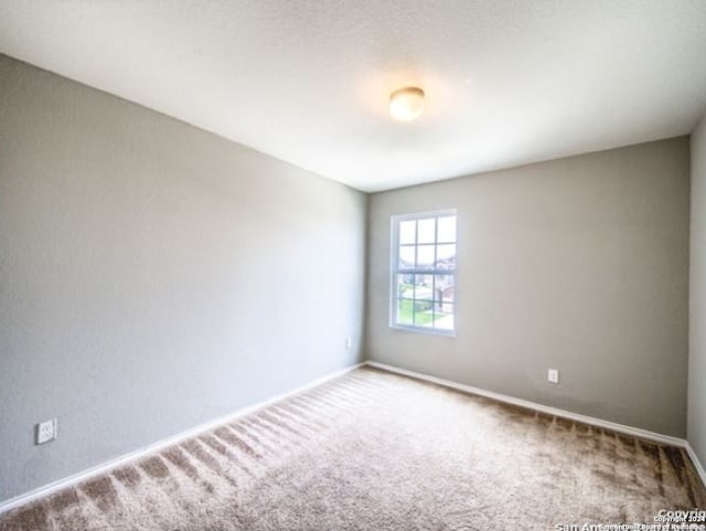 spare room with carpet flooring