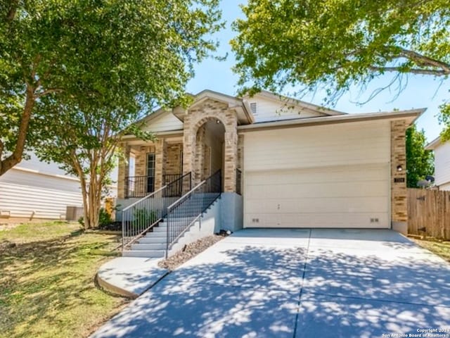 ranch-style house with a garage