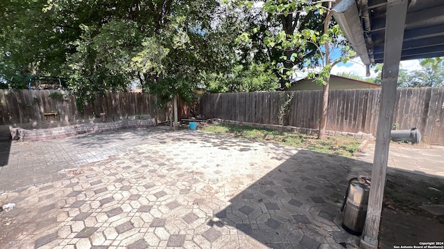 view of yard featuring a patio area