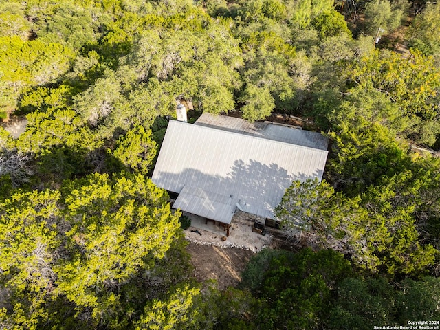 1177 River Rd, Concan, TX 78801 - view from above of property featuring a forest