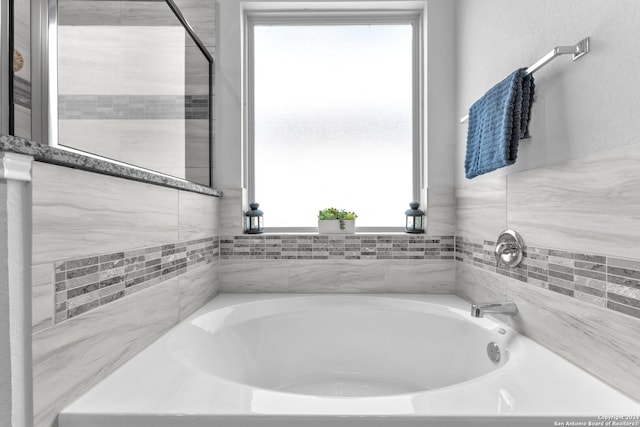 bathroom featuring a bathtub