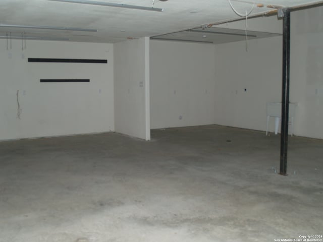 view of basement