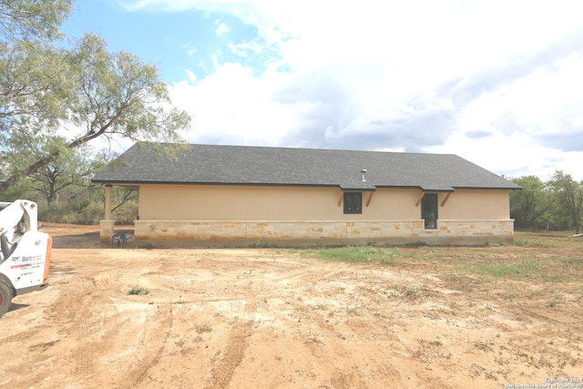 view of rear view of house