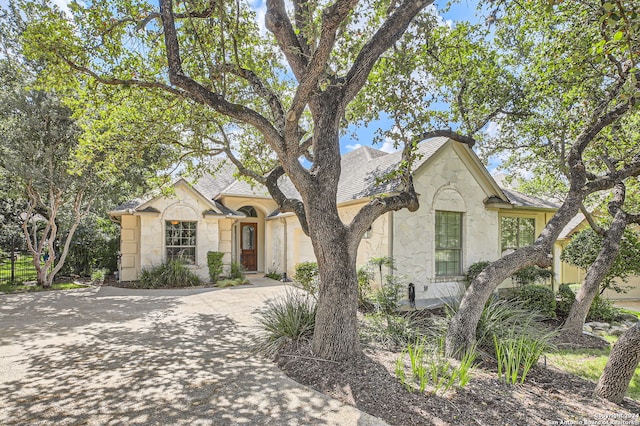 view of french country style house