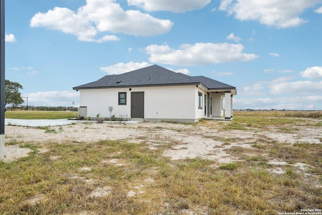 view of back of property