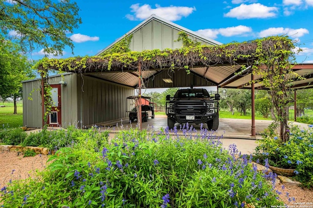 exterior space with a patio area