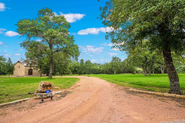 view of road