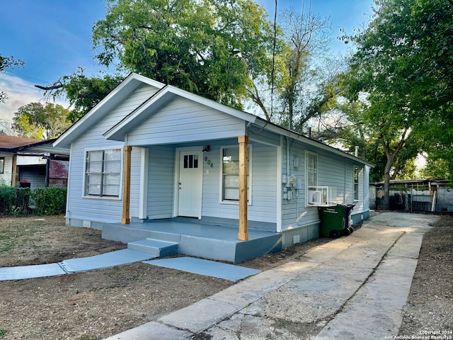 bungalow-style house featuring a porch