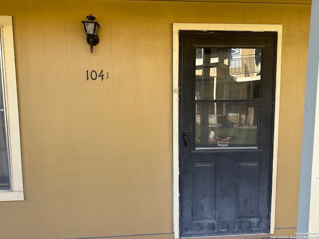 view of property entrance