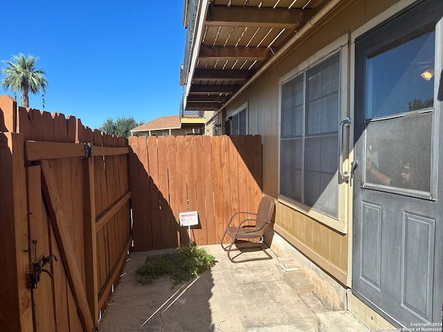 view of patio