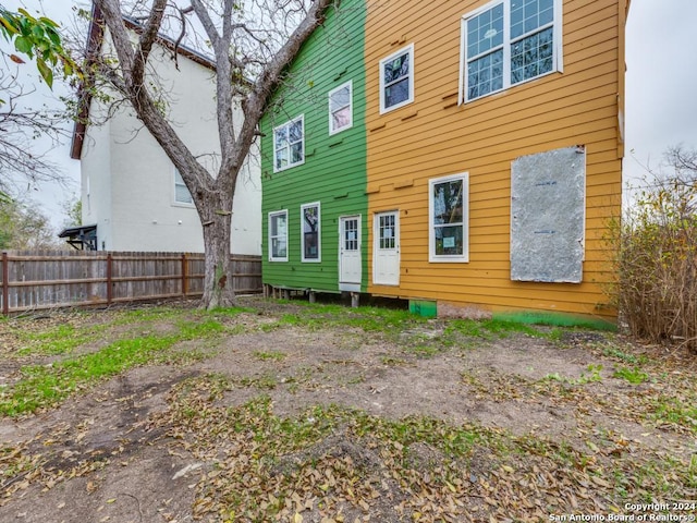 view of rear view of house