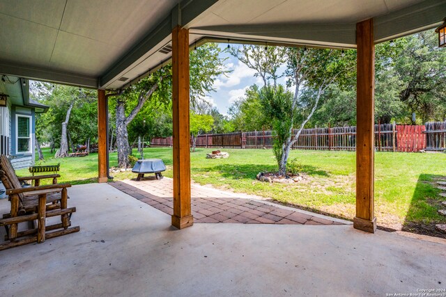 view of patio