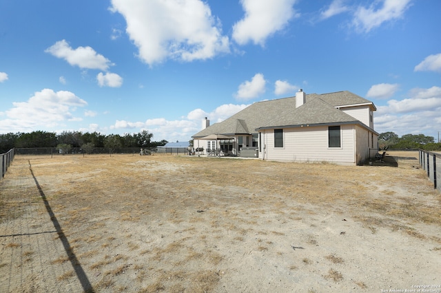 view of rear view of property