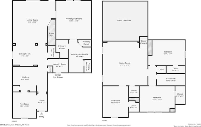 9171 Everton, San Antonio, TX 78245 - plan