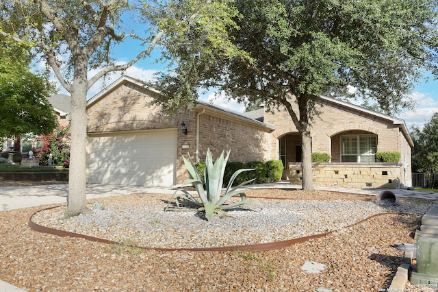 ranch-style house with a garage