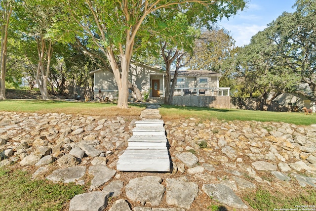 view of rear view of house