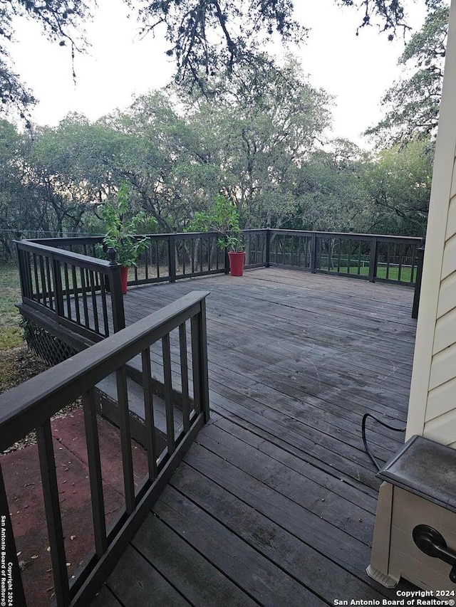 view of deck