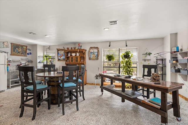 view of dining area