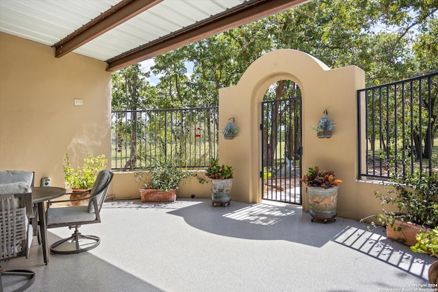 view of patio / terrace