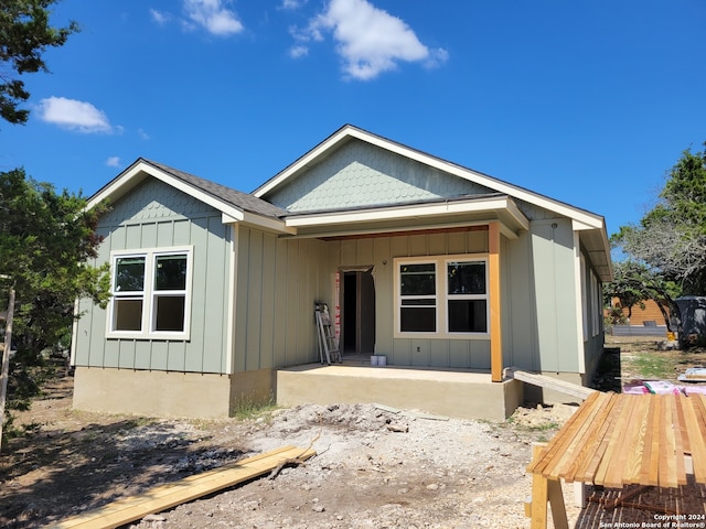 view of ranch-style home