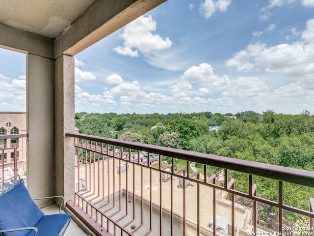 1 Towers Park Ln Unit 503, San Antonio, TX 78209 - balcony with a view of trees