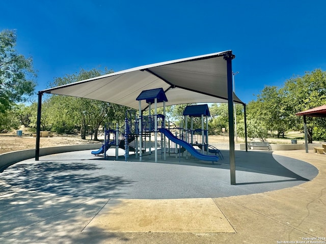 view of jungle gym