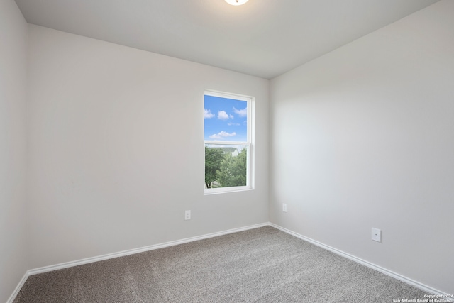 unfurnished room with carpet