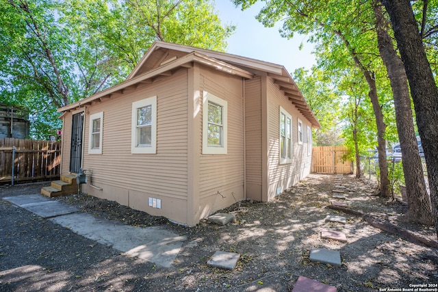 view of side of property