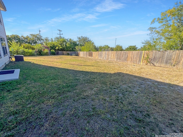 view of yard